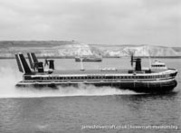 SRN4 The Princess Anne (GH-2007) with Seaspeed at Dover